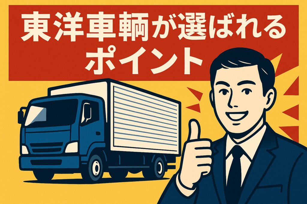 東洋車輌の選ばれるポイント