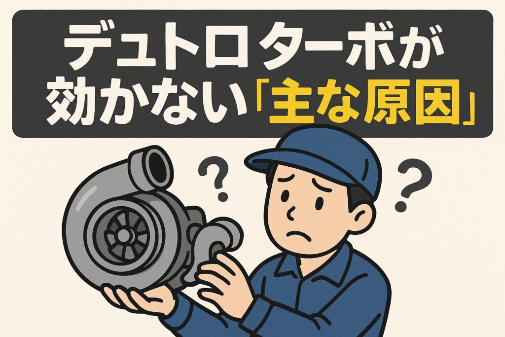 デュトロターボ効かない原因