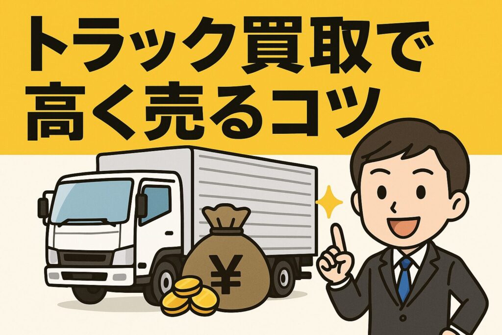 トラック買取で高く売る