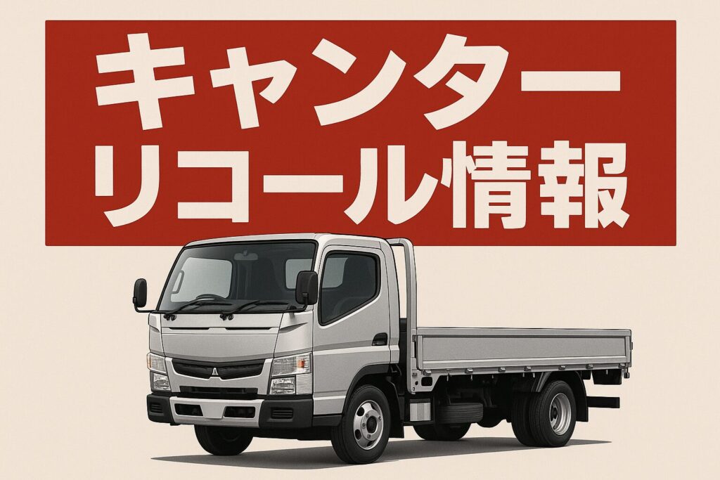 キャンターのリコール