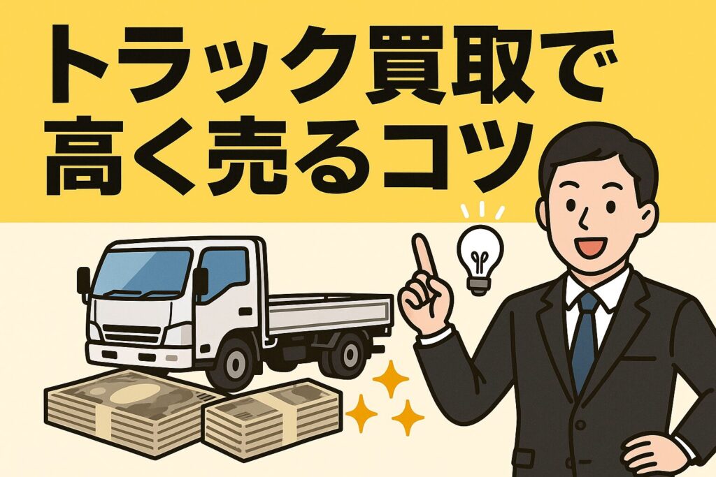 トラック買取で高く売る