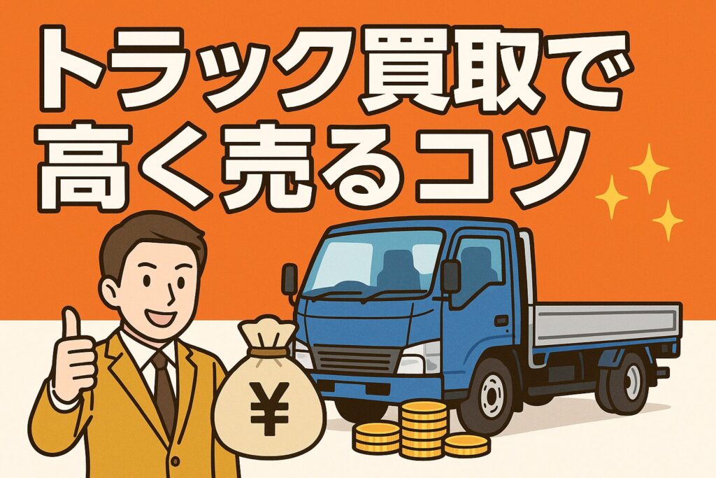 トラック買取で高く売る
