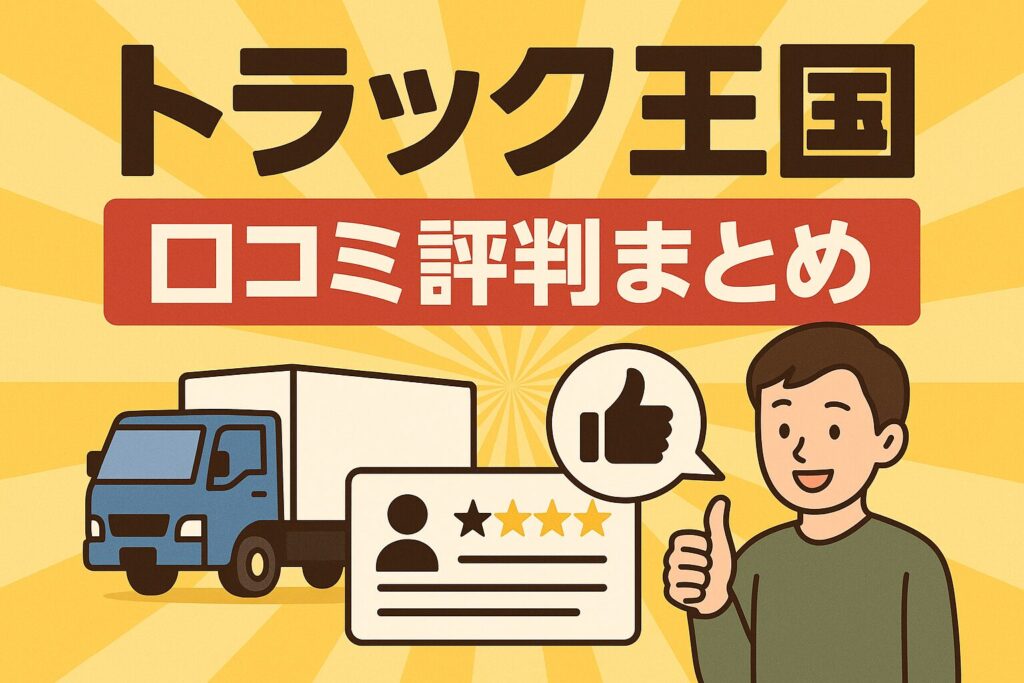 トラック王国の口コミ評判