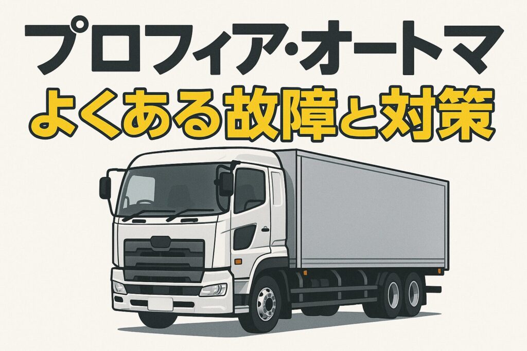 プロフィアオートマのよくある故障