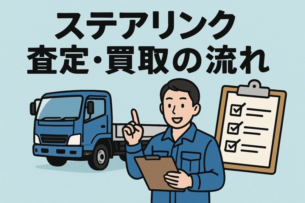 ステアリンクの査定・買取の流れ