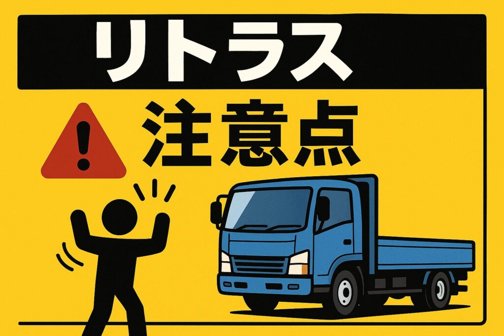 リトラスの注意点