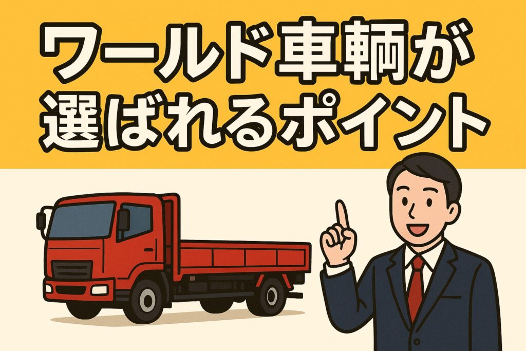 ワールド車輛の魅力