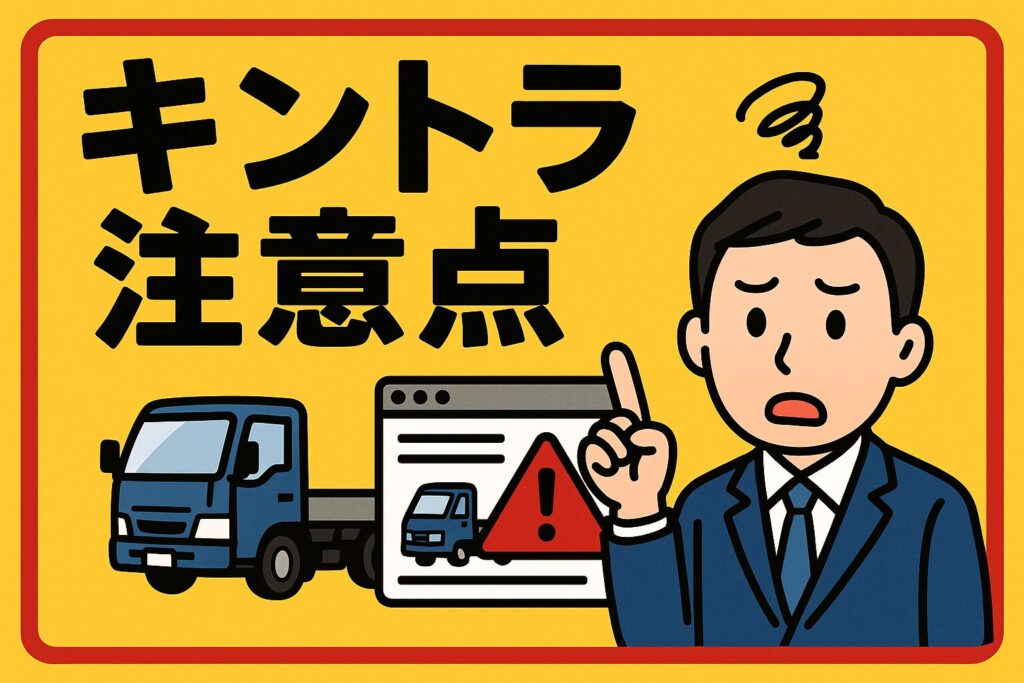 キントラの注意点