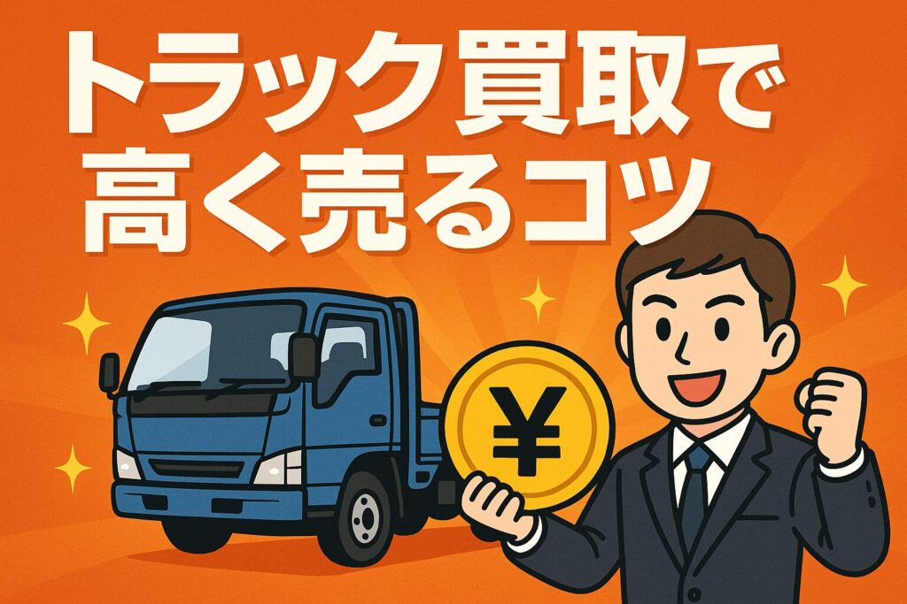 トラック買取で高く売るコツ