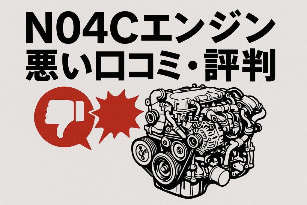 N04Cエンジンの悪い口コミ評判