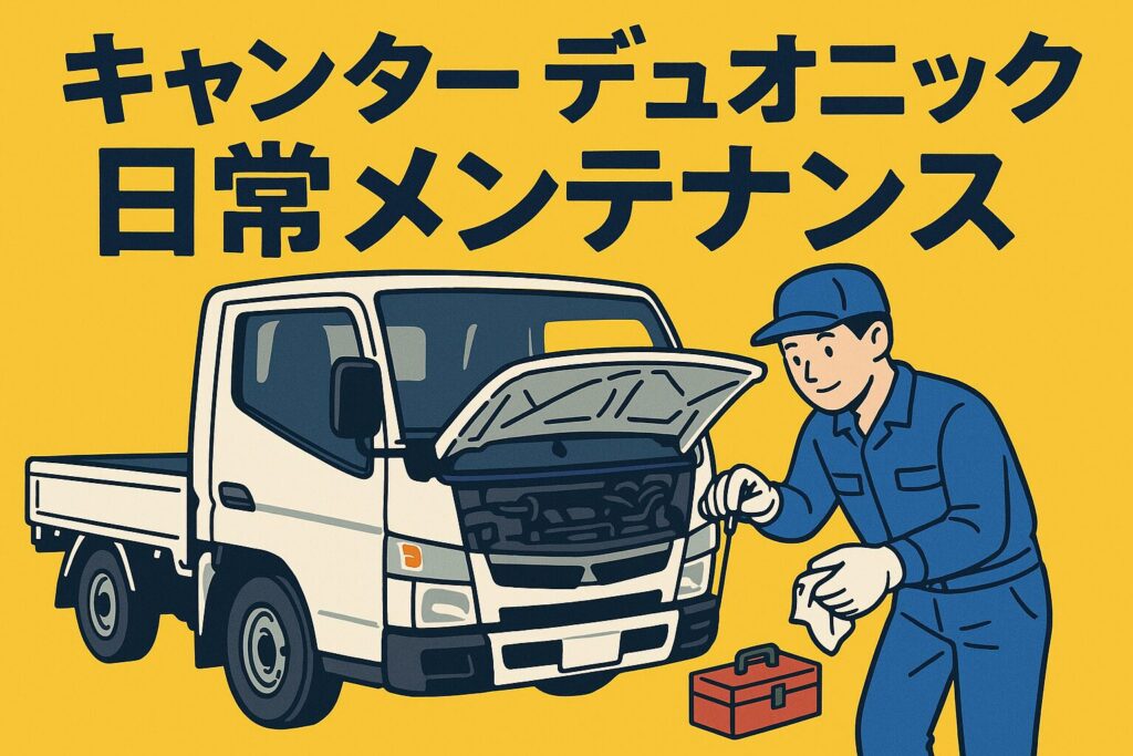 キャンターデュオニックメンテナンス