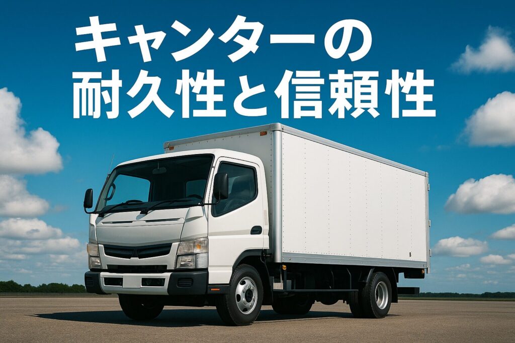 キャンターの耐久性