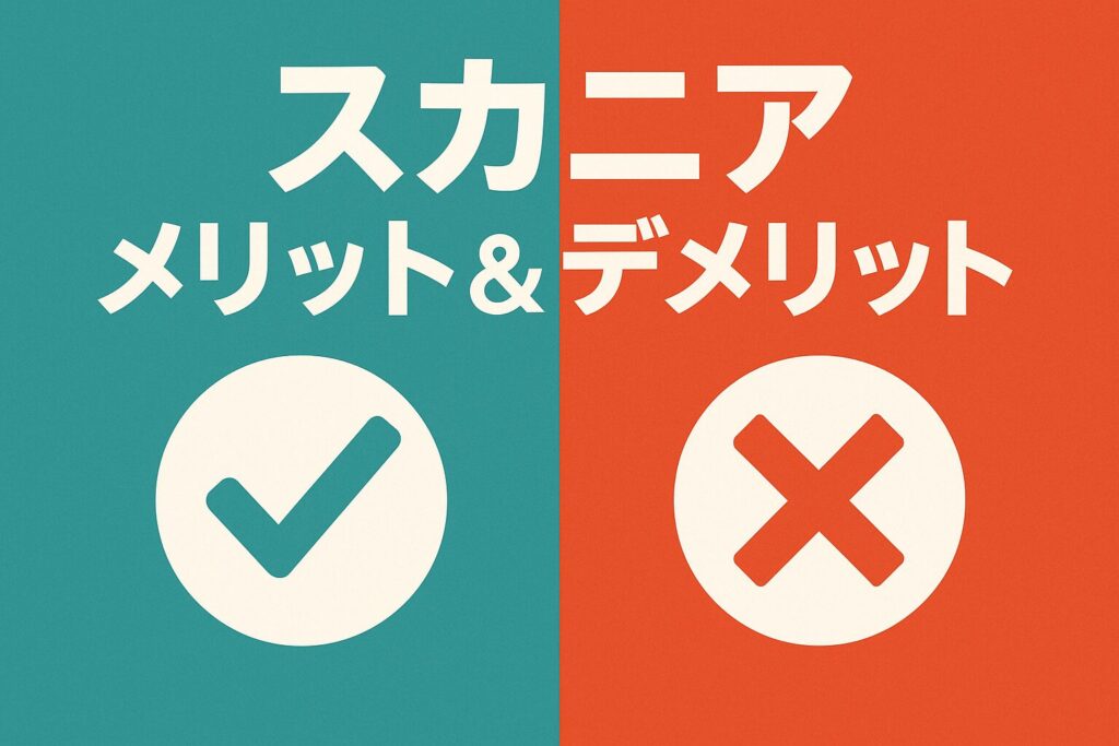 スカニアのメリットとデメリット