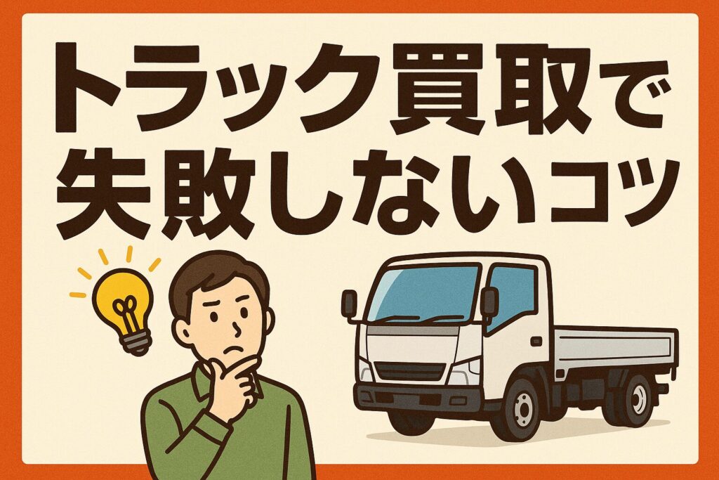 トラック買取の失敗