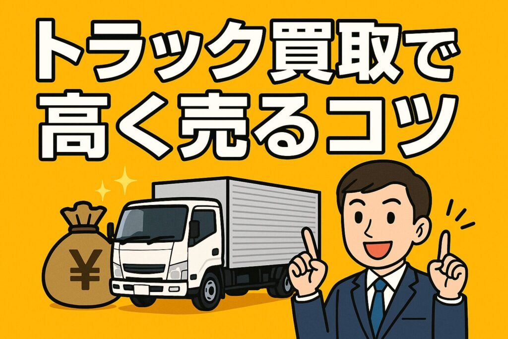 トラック買取高く売る