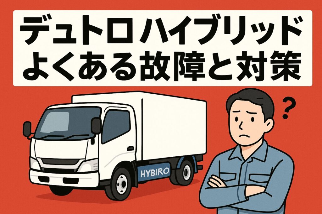 デュトロハイブリッドのよくある故障