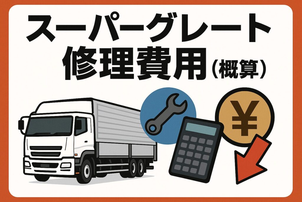 スーパーグレートの修理