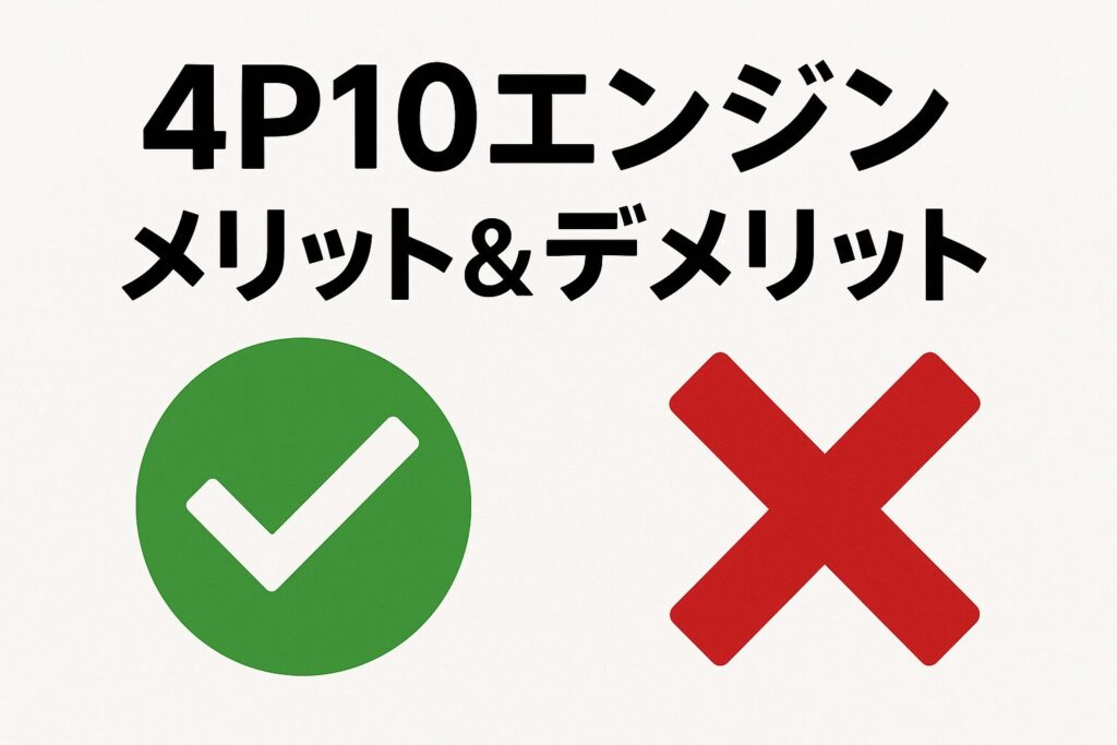 4P10エンジンのメリットとデメリット
