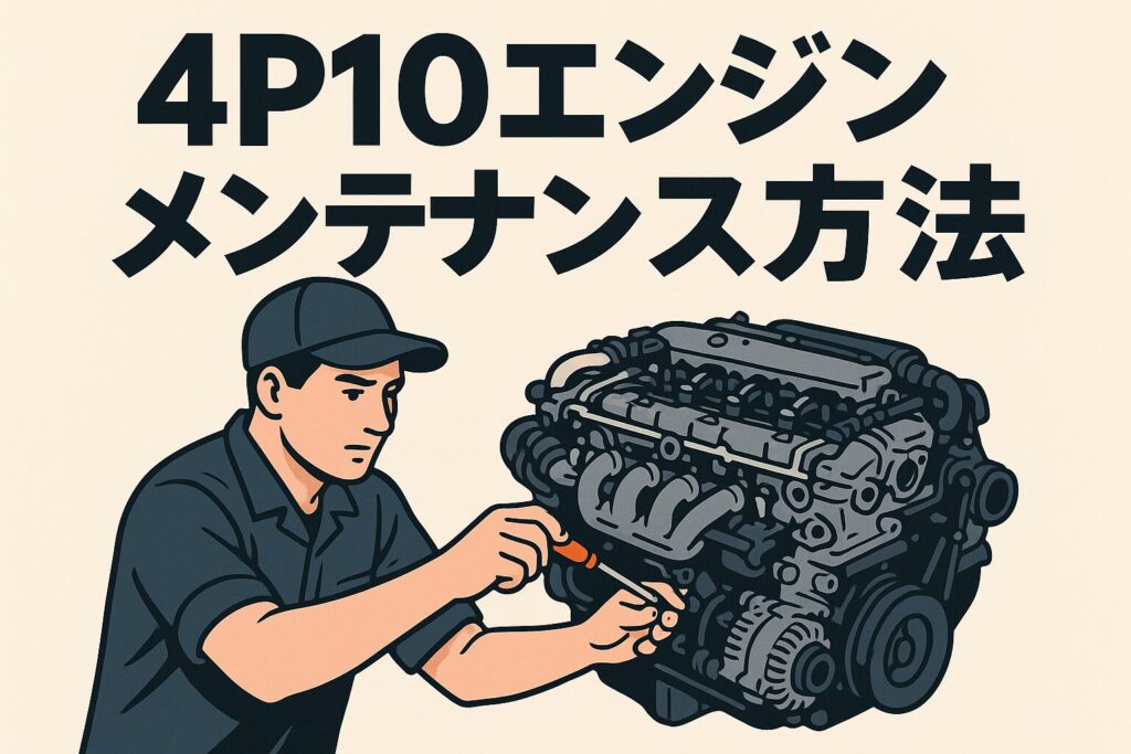 4P10エンジンのメンテナンス