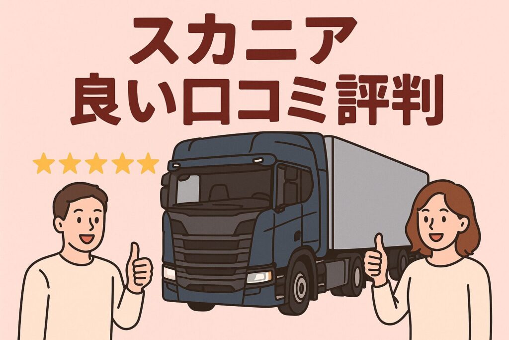 スカニアの良い口コミ評判