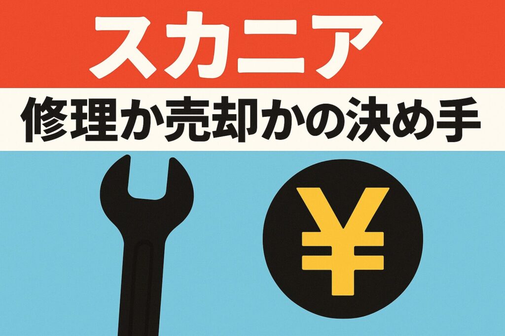 スカニアの修理