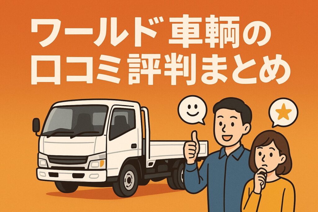 ワールド車輛の口コミ評判