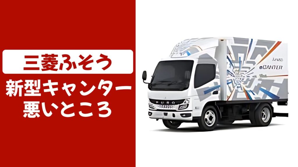 新型キャンターの悪いところ