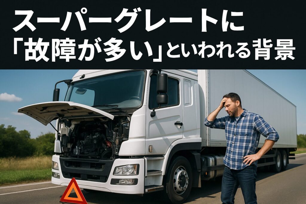 スーパーグレート故障が多い