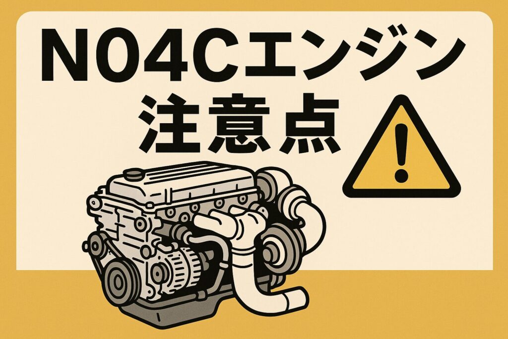 N04Cエンジンの注意点