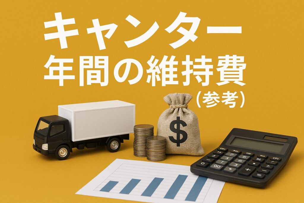 キャンターの維持費