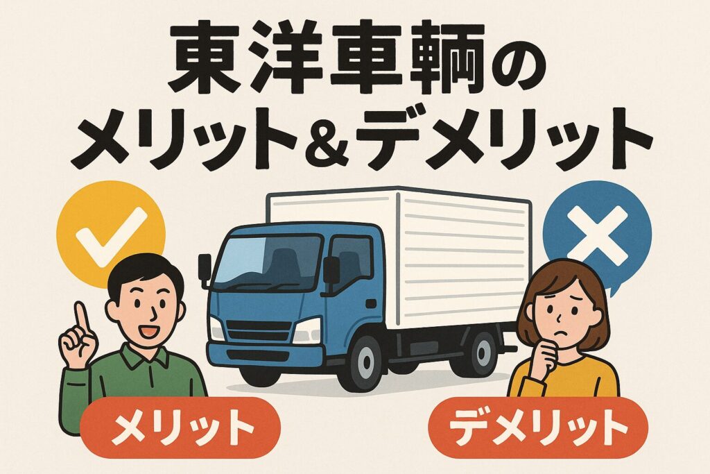 東洋車輌のメリットとデメリット