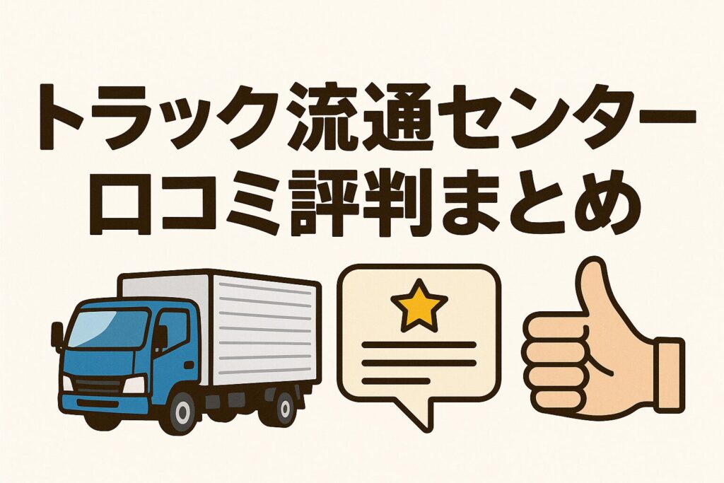 トラック流通センターの口コミ評判