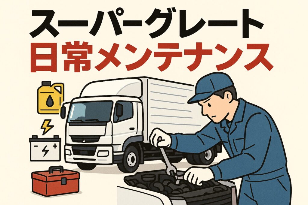 スーパーグレートのメンテナンス