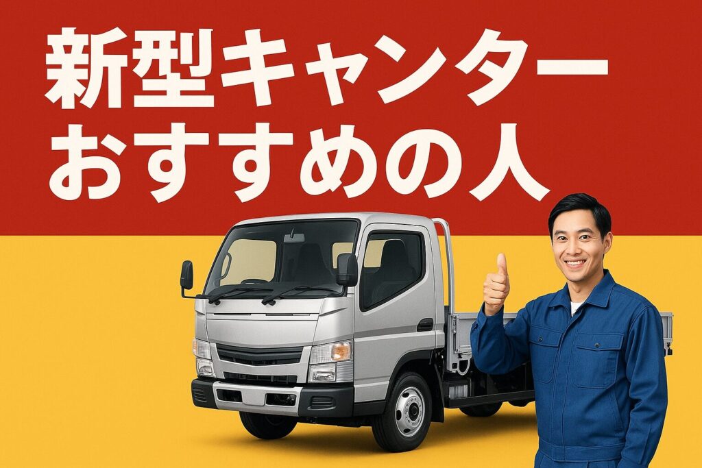 新型キャンターのおすすめ