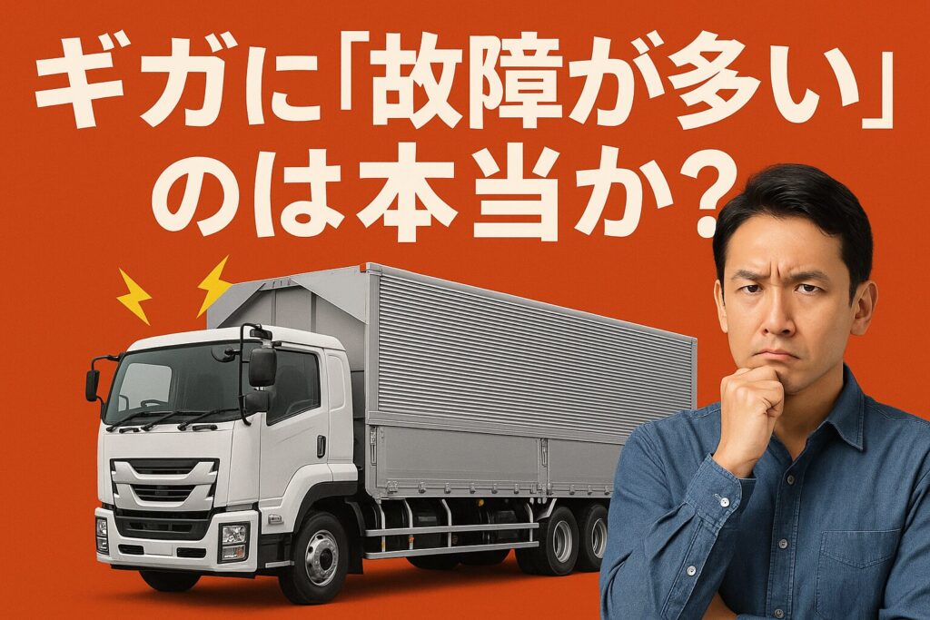 いすゞギガ故障が多い