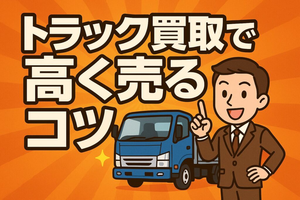 トラック買取で高く売る