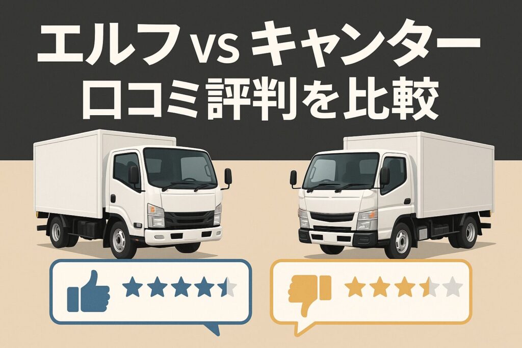 エルフとキャンター口コミ評判比較