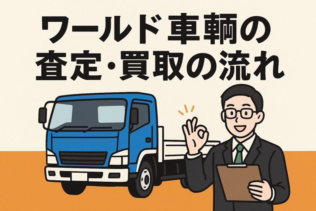 ワールド車輛の査定流れ