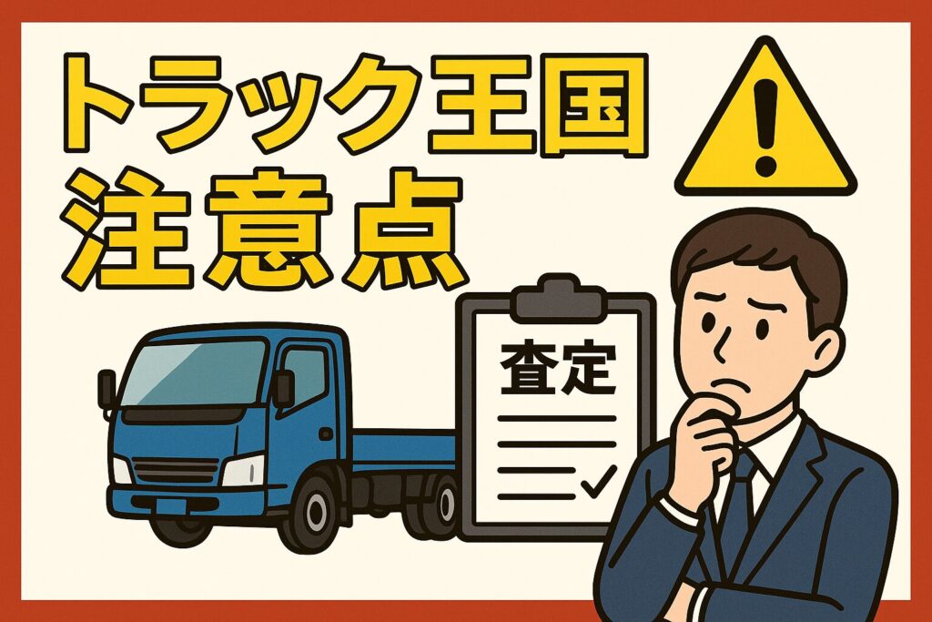 トラック王国の注意点