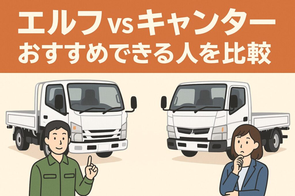 エルフとキャンターがおすすめ比較