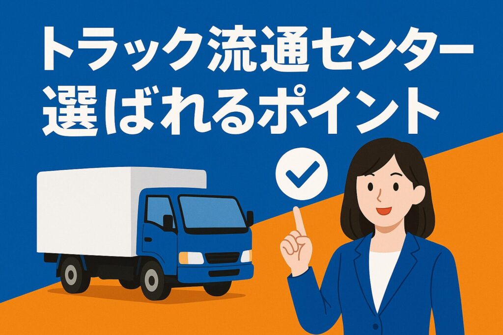 トラック流通センターの選ばれるポイント