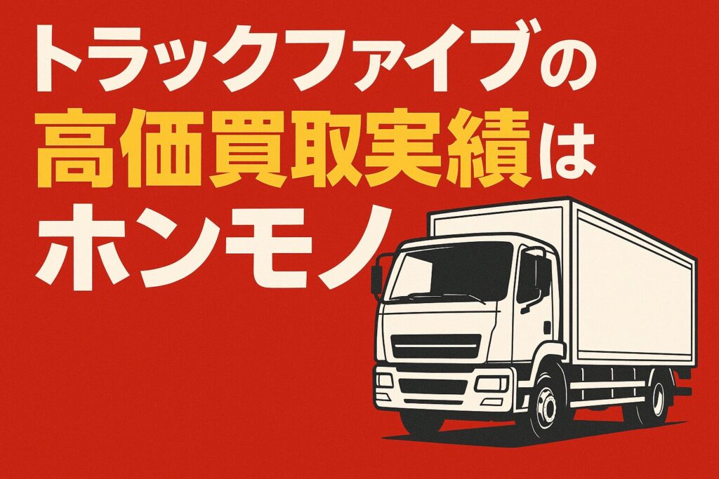 トラックファイブの高価買取