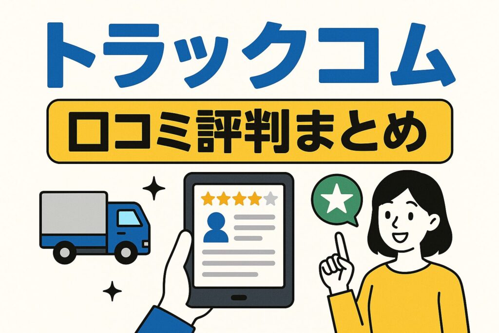 トラックコムの口コミ評判