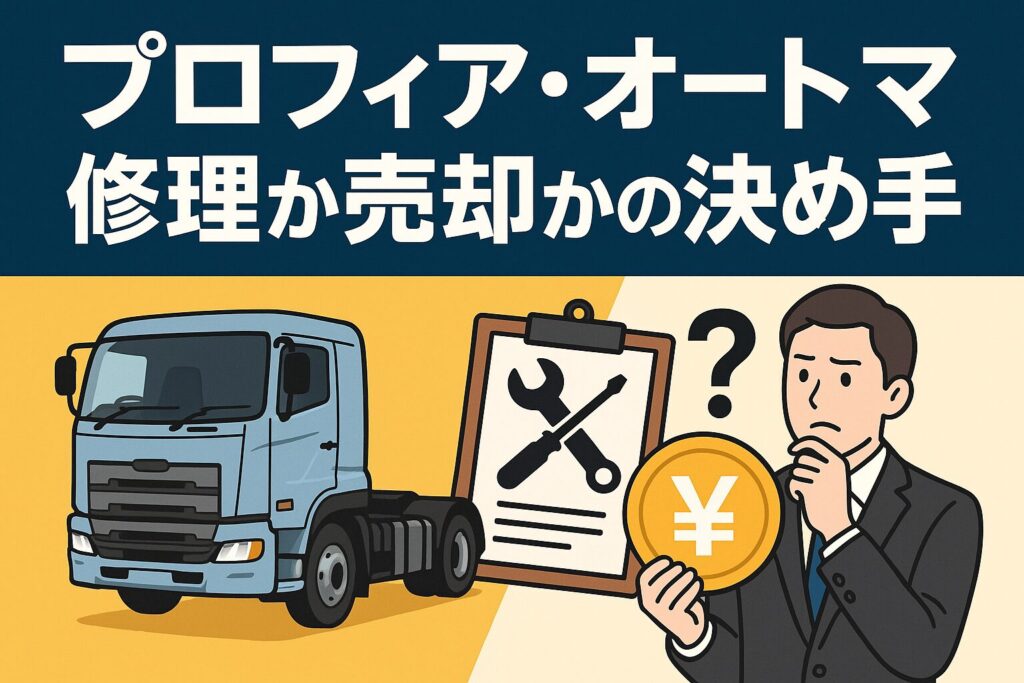 プロフィアオートマの修理