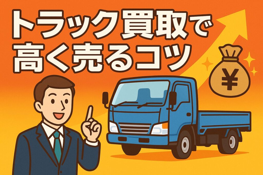 トラック買取で高く売る
