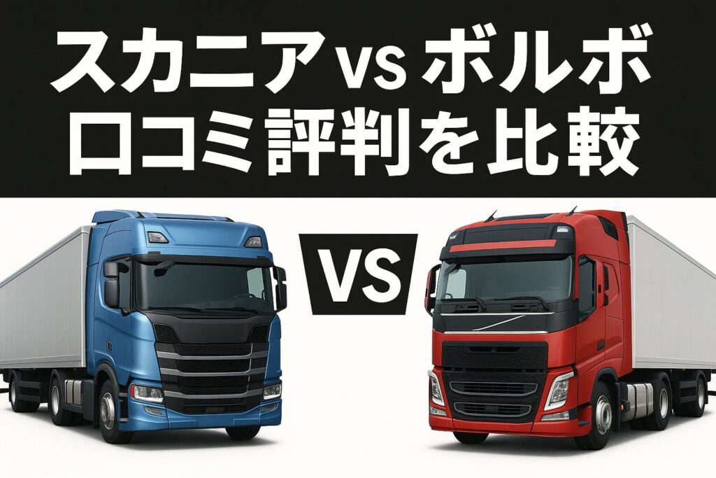 スカニアとボルボ口コミ比較