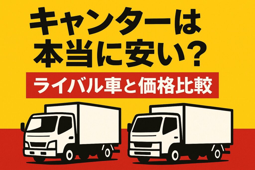 キャンターの価格比較