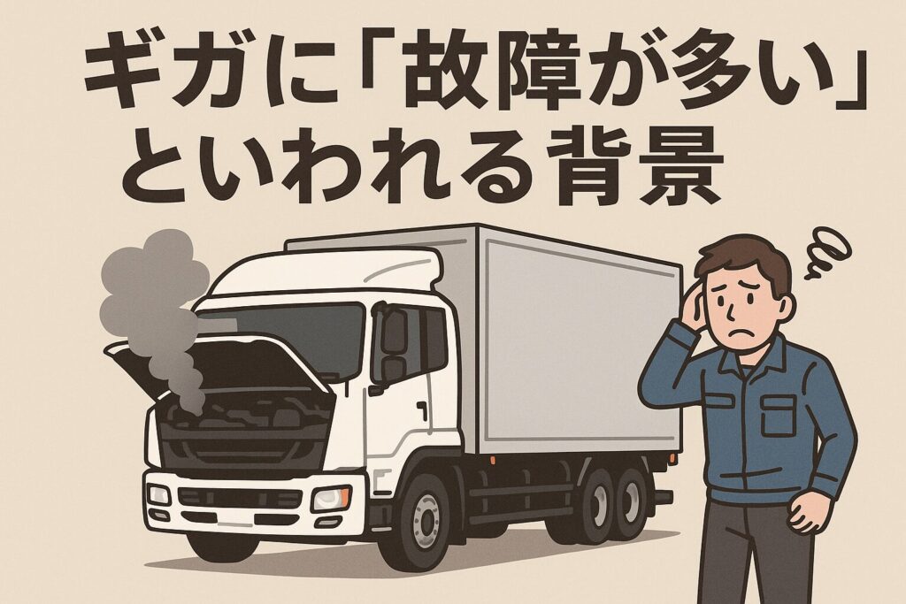 いすゞギガ故障多い