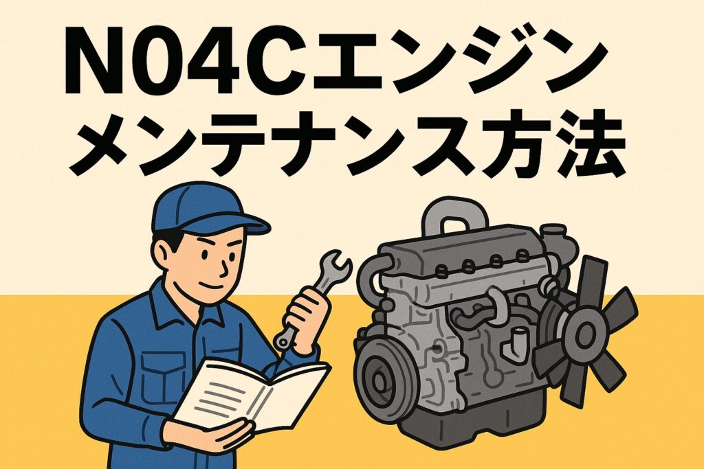 N04Cエンジンのメンテナンス