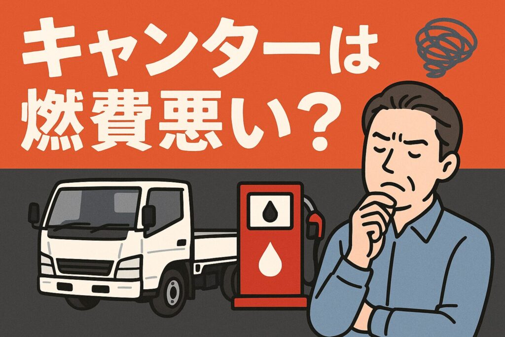 キャンターは燃費悪い